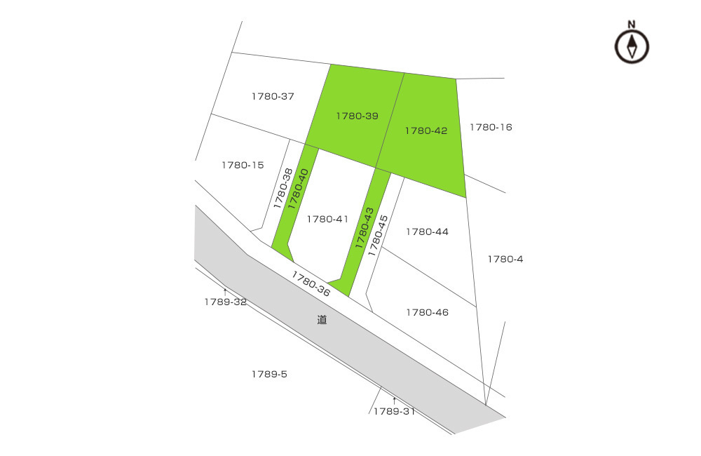 土地　御殿場市深沢514.43㎡（155.61坪）