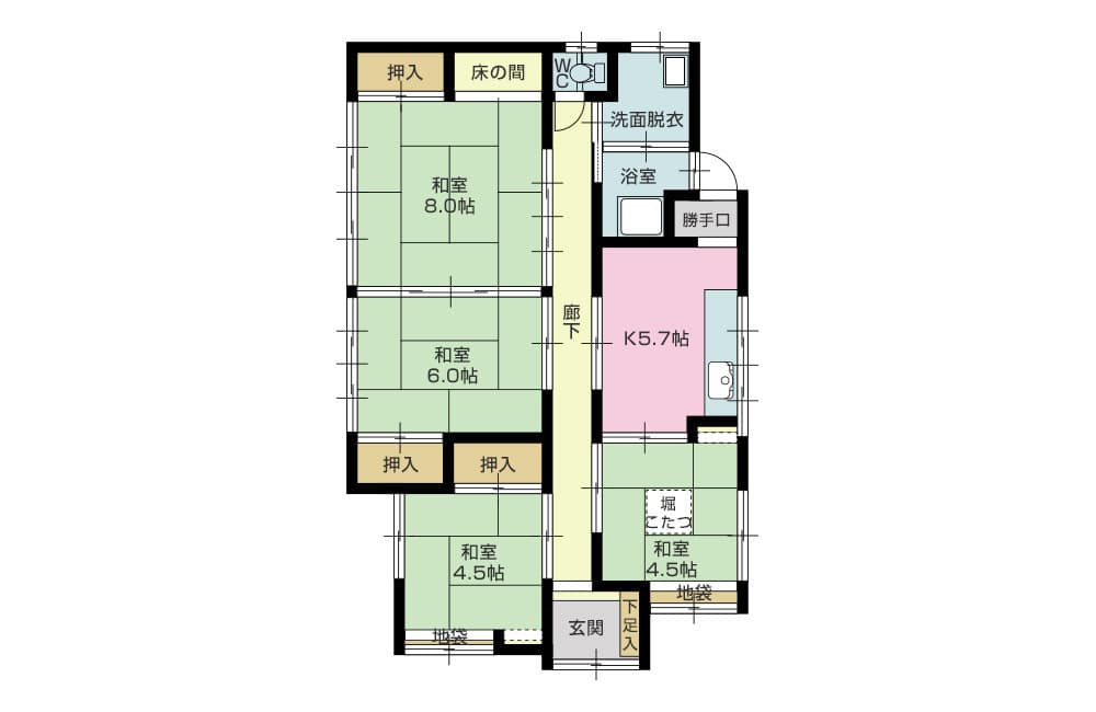 中古戸建　中古住宅・駿東郡小山町竹之下4K